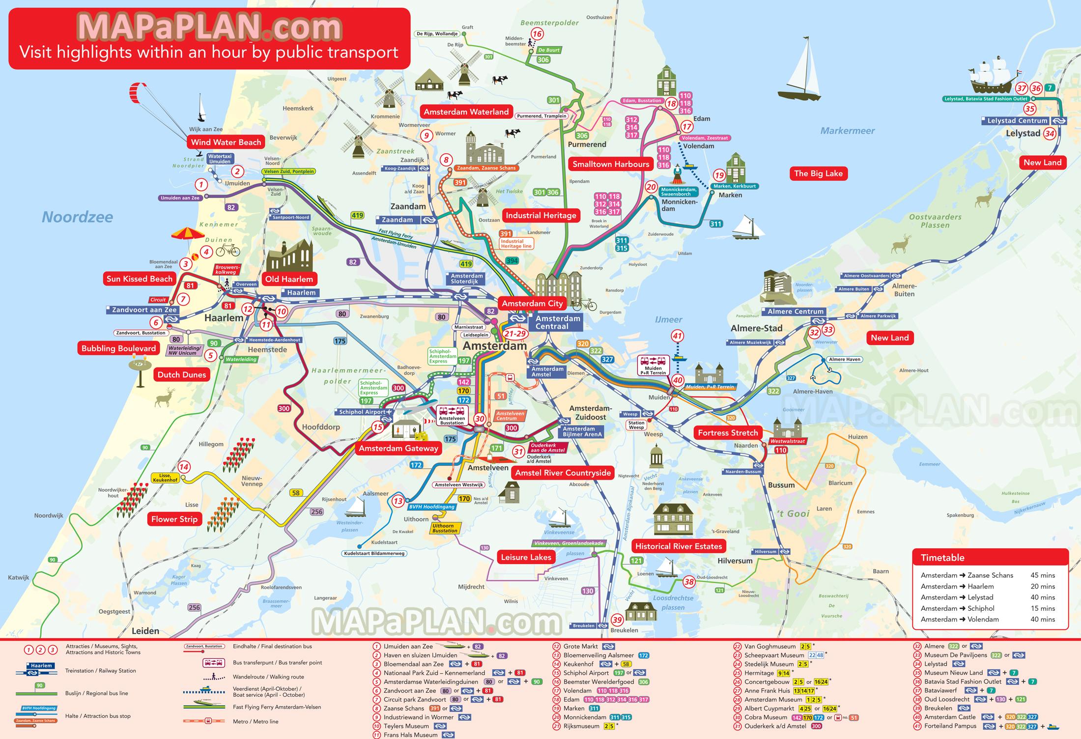 holanda mapa turistico Holanda mapa turístico   Holland mapa turístico (Europa Occidental 